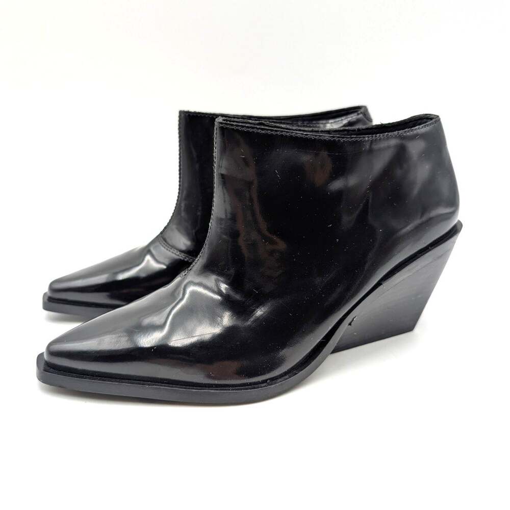 Seychelles Sedona Pointy Toe Ankle Bootie Women's Black Size US7 EU37.5